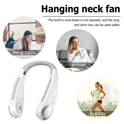 Portable Summer Air Cooling Neck Fan.